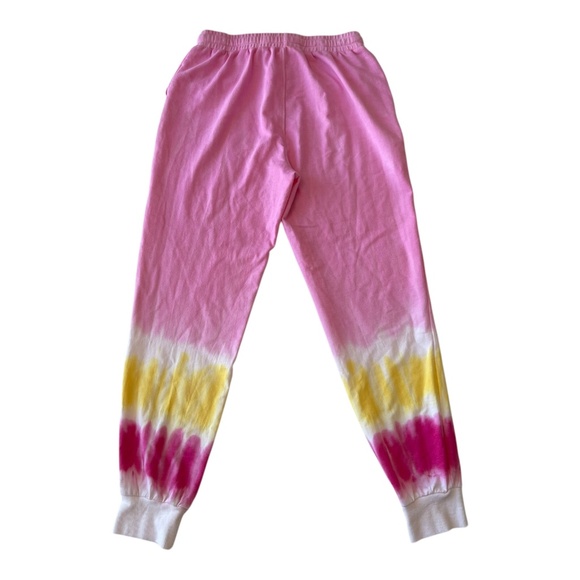 Anthropology NWOT Jane and Delancey Womens Tie Dye Jogger Sweatpants Small Pink - Picture 2 of 9